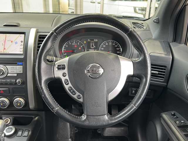 日産 エクストレイル 20X 静岡県 2010(平22)年 10.1万km スチールブルー 純正ナビ/バックカメラ/合皮シート/シートヒーター/ダウンヒルアシストコントロール/LEDヘッドライト/ドライブレコーダー/ステアリングスイッチ/パワーステアリング/パワーウィンドウ/ABS/横滑り防止装置/オートライト/スマートキー