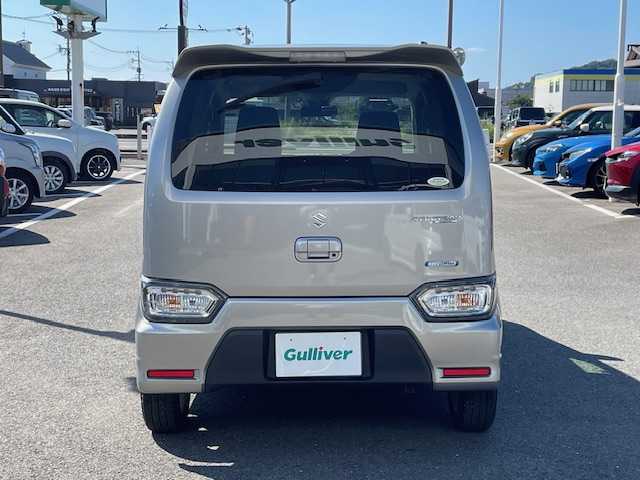 スズキ ワゴンＲ スティングレー HYBRID X 長崎県 2019(令1)年 3.9万km スチールシルバーM プッシュスタート/社外オーディオCD/BT/スズキセーフティサポート/レーンキープアシスト/D席シートヒーター/革巻きステアリング/ステアリングスイッチ/LEDヘッドライト/オートライト/純正14インチAW
