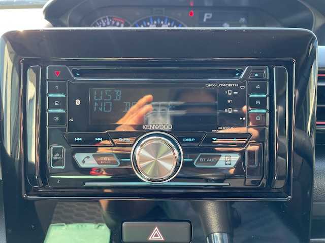 スズキ ワゴンＲ スティングレー HYBRID X 長崎県 2019(令1)年 3.9万km スチールシルバーM プッシュスタート/社外オーディオCD/BT/スズキセーフティサポート/レーンキープアシスト/D席シートヒーター/革巻きステアリング/ステアリングスイッチ/LEDヘッドライト/オートライト/純正14インチAW