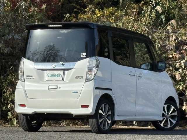 日産 デイズ ルークス HWS X Vセレクション 大分県 2016(平28)年 13万km アメジストブラック/シルキーホワイト 両側パワースライドドア /アラウンドビューモニター/社外メモリーナビ/地デジ/純正15インチアルミホイール/純正HIDヘッドライト/フォグランプ/スマートキー/エンジンプッシュスタート/アイドリングストップ