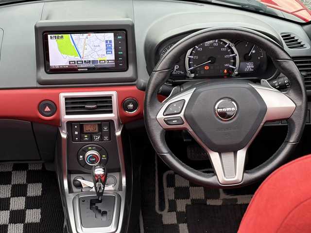 ダイハツ コペン セロS 大分県 2018(平30)年 1.7万km マタドールレッドP 電動オープン/純正レカロシート/シートヒーター/社外メモリーナビ/バックカメラ/フルセグ/DVD/Bluetooth/スマートキー/純正16インチアルミホイール/純正LEDヘッドライト/フォグランプ/ETC/アイドリングストップ