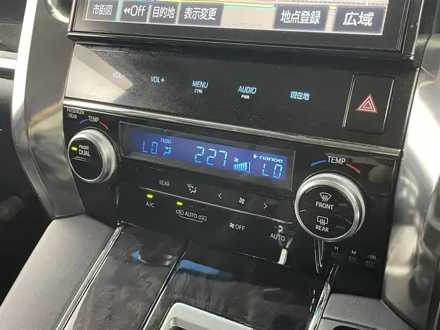 トヨタ ヴェルファイア Z Gエディション 福井県 2018(平30)年 7万km スパークリングブラックパールクリスタルシャイン 純正10インチナビNSZT-Z66T/（ＣＤ/ＤＶＤ/フルセグ/ＢＴ/ＳＤ）/純正フリップダウンモニター/ビルトインＥＴＣ　/運転席・助手席シートヒーター/運転席・助手席エアーシート/運転席・助手席パワーシート　/パワーバックドア/純正フロアマット/純正１８インチAW/クリアランスソナー/トヨタセーフティーセンス/プリクラッシュセーフティ/レーンキーピーングアシスト/レーンキープアシスト/アダブティブクルーズコントロール/ロードサインアシスト/オートマチックハイビーム/オートライト/LEDヘッドライト/フォグライト/スマートキー（スペアキー1本）/プッシュスタート/サイドバイザー