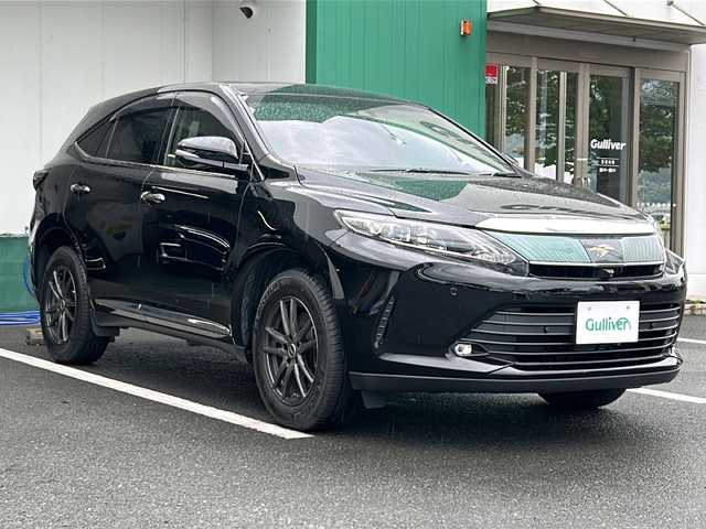 トヨタ ハリアー エレガンス 京都府 2018(平30)年 2.2万km ブラック サンルーフ　アルパインＢＩＧ－Ｘ９型ナビ　バックカメラ　サイドカメラ　純正ＥＴＣ　追従付きクルーズコントロール　ＢＴ　パワーシート　盗難防止システム　社外ドライブレコーダー　コーナーセンサー　禁煙車