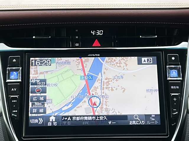 トヨタ ハリアー エレガンス 京都府 2018(平30)年 2.2万km ブラック サンルーフ　アルパインＢＩＧ－Ｘ９型ナビ　バックカメラ　サイドカメラ　純正ＥＴＣ　追従付きクルーズコントロール　ＢＴ　パワーシート　盗難防止システム　社外ドライブレコーダー　コーナーセンサー　禁煙車