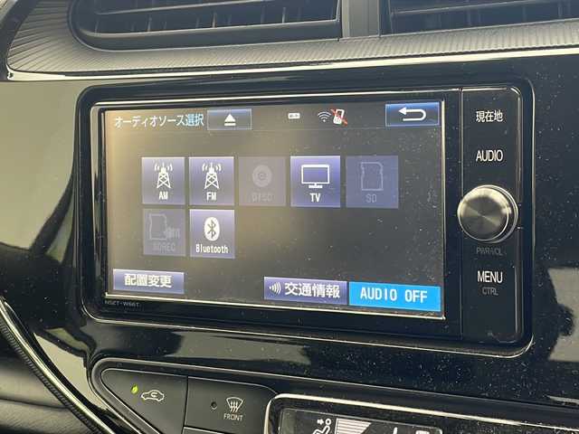トヨタ アクア G ソフトレザーセレクション 沖縄県 2018(平30)年 4.9万km フレッシュグリーンマイカメタリック 純正SDナビ（NSZT-W66T）/　CD/DVD/SD/BT/フルセグ/ビルトインETC/ドライブレコーダー（DRT-H66A)/トヨタセーフティセンス/合皮シート/LEDヘッドライト/オートマチックハイビーム/オートライト/フロアマット/プッシュスタート/スマートキ―