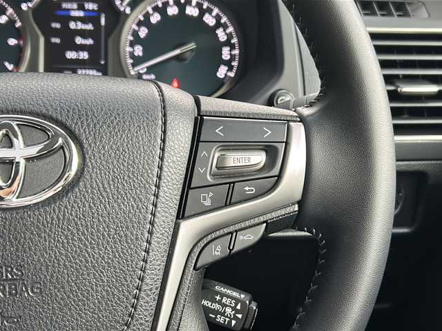 トヨタ ランドクルーザー プラド TX Lパッケージ マットブラED 広島県 2023(令5)年 2.8万km ブラック 禁煙車/７人乗/ブラックルーフレール/ムーンルーフ/トヨタセーフティセンス/・プリクラッシュセーフティ/・レーンディパーチャーアラート/・レーントレーシングアシスト/・オートマチックハイビーム/・RSA/・先行車発進告知/クリアランスソナー/純正ナビ/・フルセグTV/CD/DVD/Bluetooth//バックカメラ/革巻きステアリング/ステアリングスイッチ/オートライト/ヘッドランプウォッシャー/LEDヘッドライト/フォグランプ/黒レザーシート/シートヒーター/ベンチレーション/パワーシート/前後ドライブレコーダー/ETC2.0/純正フロアマット