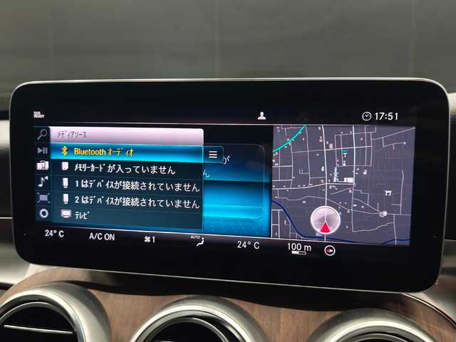 メルセデス・ベンツ Ｃ２２０ｄ ワゴン アバンギャルド 群馬県 2019(平31)年 6.7万km オブシディアンブラック レーダーセーフティパッケージ/黒革シート/純正ナビ/バックカメラ/前席パワーシート/シートヒーター/社外フロアマット/キーレスゴー/フルセグTV/ETC2.0/LEDライト/17インチAW/パークアシスト