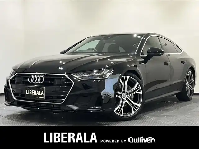アウディ Ａ７ SB 45TFSIクワトロ Sライン 新潟県 2020(令2)年 2.4万km ミトスブラックメタリック 純正ナビ(フルセグTV/Bluetooth/SD/USB)/360°カメラ/パーキングエイド/エフィシェンシアシスト/バーチャルコックピット/レザーシート/サンルーフ/前席パワーシート/運転席シートメモリー/全席シートヒーター/アダプティブクルーズコントロール/アシスタンスパッケージ/パワーアシストパッケージ/リアコンフォートパッケージ/クリアランスソナー/純正21インチAW/LEDヘッドライト/取扱説明書/スペアキー有/2.0ETC