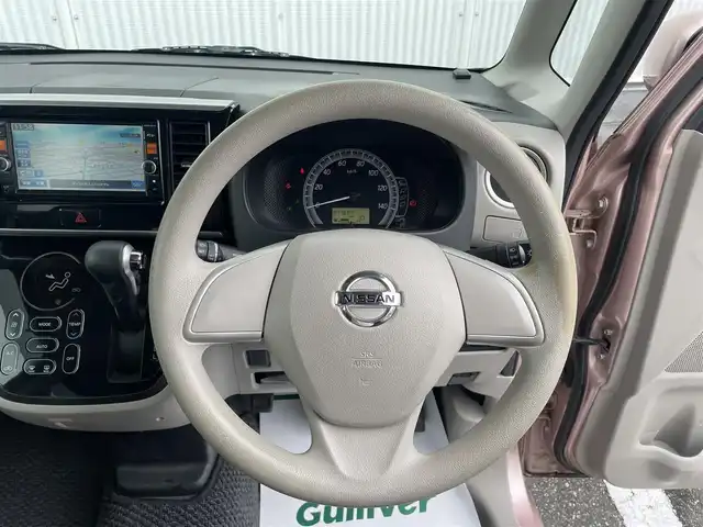 日産 デイズ ルークス X 群馬県 2014(平26)年 7.8万km シルキーローズM 両側パワースライドドア/プッシュスタート/SDナビ（FM/AM・ワンセグTV・BT）/スマートキー/オートエアコン/後席用モニター/後席格納