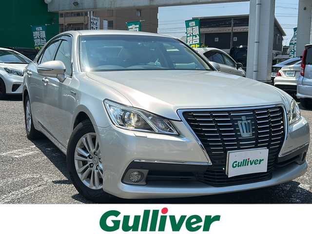 トヨタ クラウン ハイブリッド ロイヤルサルーンG 岐阜県 2013(平25)年 5.9万km プレシャスシルバー 純正ナビ/フルセグテレビ/AM　FM/Bluetooth/アダプティブクルーズコントロール/ドライブレコーダー(simple2)/ETC/シートヒーター(全席)/エアシート(全席)/ステアリングヒーター/パワーシート(前席)/シートポジションメモリー機能/バックカメラ/クリアランスソナー/プリクラッシュセーフティー/横滑り防止装置/バックドア開閉スイッチ/誤発進抑制機能/ECOMODE/POWERMODE/オートハイビーム/ヘッドライトクリーニングシステム/純正フロアマット/純正ドアバイザー/プッシュスタート/ISOFIX