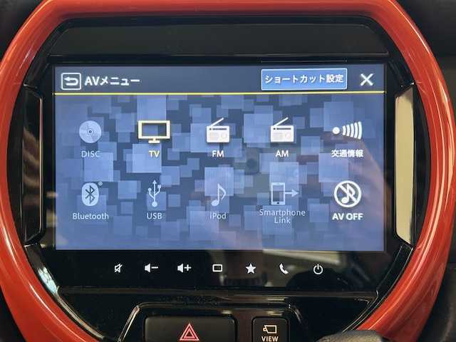 スズキ ハスラー HYBRID X 埼玉県 2020(令2)年 0.7万km バーミリオンオレンジ/ガンメタリック2トーン デュアルカメラブレーキサポート/純正メモリナビ/　　BT/フルセグ/アラウンドビューモニター/クルーズコントロール/LEDオートライト/シートヒーター/純正15インチアルミホイール/ステアリングスイッチ