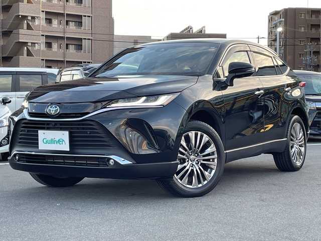 トヨタ ハリアー Z レザーパッケージ 長野県 2023(令5)年 1.8万km プレシャスブラックパール 禁煙車/調光パノラマサンルーフ/純正12.3インチディスプレイオーディオ　ナビ機能付き/JBLプレミアムサウンド/Bluetooth/フルセグTV/全周囲カメラ/デジタルインナーミラー（前後方録画機能付）/ブラインドスポットモニター/レザーシート/前席シートヒーター/前席シートベンチレーション/前席パワーシート/D席メモリ付き/電動リアゲート/ステアリングヒーター/USB入力端子/ビルトインETC2.0/トヨタセーフティセンス/レーダークルーズコントロール/純正AW19インチ/純正フロアマット/スマートキー/プッシュスタート