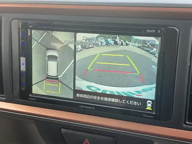 トヨタ パッソ モーダ　チャーム 愛媛県 2022(令4)年 1.7万km ブラックマイカメタリック/パウダリーベージュメタリック 2トーン ワンオーナー/社外ディスプレイオーディオ（FH-6500DVD)/・CD/DVD/Bluetooth/全方位モニター/・バックカメラ/ETC/ハーフレザーシート/衝突軽減ブレーキ/コーナーセンサー/オートハイビーム/・LEDオートライト/・フォグランプ/シートヒーター/アイドリングストップ/ISOFIX/ドアバイザー/フロアマット/プッシュスタート/・スペアキー/取扱説明書/保証書