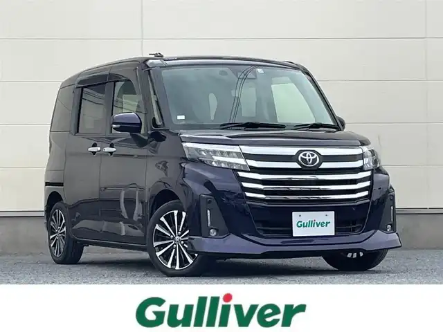 トヨタ ルーミー カスタムG－T 茨城県 2021(令3)年 2.5万km クールバイオレットクリスタルシャイン 純正9インチデイスプレーオーディオ/Bluetooth/TV/USB/アダプティブコントロールクルーズ　/両側パワースライドドア　/オートブレーキホールド/衝突被害軽減システム　/レーンキープアシスト　/コーナーセンサー　/横滑り防止システム　/アイドリングストップ/先行車発進検知音/オートLEDヘッドライト　/フォグランプ/純正フロアマット