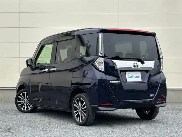 トヨタ ルーミー カスタムG－T 茨城県 2021(令3)年 2.5万km クールバイオレットクリスタルシャイン 純正9インチデイスプレーオーディオ/Bluetooth/TV/USB/アダプティブコントロールクルーズ　/両側パワースライドドア　/オートブレーキホールド/衝突被害軽減システム　/レーンキープアシスト　/コーナーセンサー　/横滑り防止システム　/アイドリングストップ/先行車発進検知音/オートLEDヘッドライト　/フォグランプ/純正フロアマット