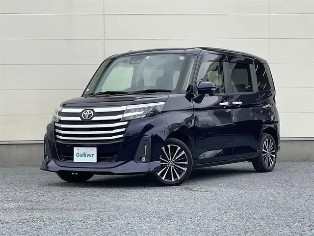 トヨタ ルーミー カスタムG－T 茨城県 2021(令3)年 2.5万km クールバイオレットクリスタルシャイン 純正9インチデイスプレーオーディオ/Bluetooth/TV/USB/アダプティブコントロールクルーズ　/両側パワースライドドア　/オートブレーキホールド/衝突被害軽減システム　/レーンキープアシスト　/コーナーセンサー　/横滑り防止システム　/アイドリングストップ/先行車発進検知音/オートLEDヘッドライト　/フォグランプ/純正フロアマット