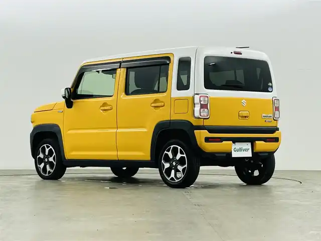 スズキ ハスラー HYBRID X 福島県 2020(令2)年 5.6万km アクティブイエロー/ホワイト2トーンルーフ 社外SDナビゲーション/型式：CN-RA04WD/【CD/DVD/Bluetooth/フルセグTV】/・バックカメラ/・ETC/衝突軽減ブレーキ/レーンキープアシスト/車線逸脱警報装置/後方コーナーセンサー/運転席＋助手席シートヒーター/LEDヘッドライト/・オートライト/・フロントフォグライト/純正15インチアルミホイール/ステアリングスイッチ/ABS/横滑り防止装置/アイドリングストップ/電動格納ミラー/純正フロアマット/ドアバイザー/プッシュスタート/・スマートキー/・スペアキー/保証書