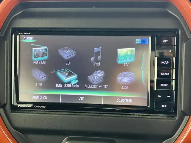 スズキ ハスラー HYBRID X 福島県 2020(令2)年 5.6万km アクティブイエロー/ホワイト2トーンルーフ 社外SDナビゲーション/型式：CN-RA04WD/【CD/DVD/Bluetooth/フルセグTV】/・バックカメラ/・ETC/衝突軽減ブレーキ/レーンキープアシスト/車線逸脱警報装置/後方コーナーセンサー/運転席＋助手席シートヒーター/LEDヘッドライト/・オートライト/・フロントフォグライト/純正15インチアルミホイール/ステアリングスイッチ/ABS/横滑り防止装置/アイドリングストップ/電動格納ミラー/純正フロアマット/ドアバイザー/プッシュスタート/・スマートキー/・スペアキー/保証書