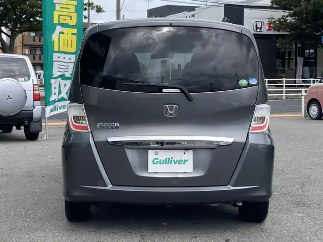 ホンダ フリード G ジャストセレクション 鳥取県 2012(平24)年 14.8万km ポリッシュドメタルメタリック 登録時走行距離：147821km/ディーラー純正ナビ/　CD DVD BT フルセグTV/バックカメラ/クルーズコントロール/両側パワースライドドア/HIDヘッドライト/オートライト/純正フロアマット/ドアバイザー/新車時保証書/ワンオーナー