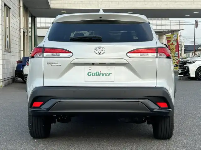 トヨタ カローラ クロス G 広島県 2023(令5)年 1.4万km プラチナホワイトパールマイカ 純正メーカーオプションナビ/　（Bluetooth/AM/FM）/レーダークルーズコントロール/レーントレーシングアシスト/電子パーキング/オートブレーキホールド/ドライブレコーダー/ETC/コーナーセンサー/USB入力端子/LEDヘッドライト/フォグランプ/バックカメラ/横滑り防止装置/オートマチックハイビーム/衝突被害軽減システム/スペアキー/プッシュスタート