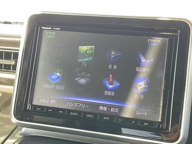 スズキ スペーシア ギア HYBRID XZターボ 福岡県 2019(令1)年 9.1万km オフブルーメタリック/ガンメタリック2トーンルーフ 純正8インチナビ/【AM/FM/CD/DVD/SD/BT/USB/フルセグTV】/社外10.1インチ後席モニター【RSA10S-L-S】/バックカメラ/ETC/ルーフキャリア/後席送風機/電動格納ミラー/前席シートヒーター/LEDヘッドライト＆フォグランプ/ステアリングスイッチ/パドルシフト/TVキャンセラー/後席サンシェード/後席用テーブル