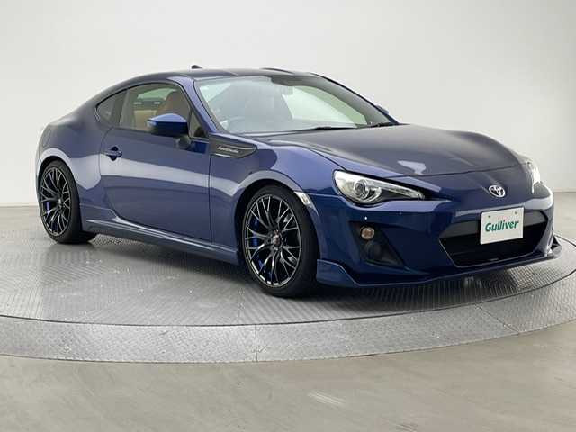 トヨタ ８６ GT 兵庫県 2015(平27)年 11万km ギャラクシーブルーシリカ 純正SDナビ(CD/DVD/SD/Bt/フルセグ)/・NSZN-W64T/バックカメラ/TEIN車高調/社外18AW/F.S.RセンターTOM’s/ドライブレコーダー/ETC/パドルシフト/シートカバー/純正マット