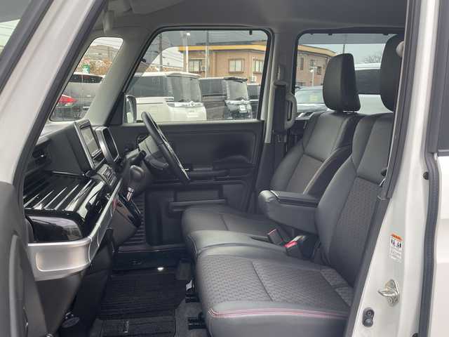 マツダ フレアワゴン カスタムスタイル ハイブリッド XT 青森県 2018(平30)年 6.5万km パールⅡ ・4WD/・ターボ/・純正ナビ/・フルセグ/・DVD/CD/SD/BT/・バックカメラ/・ドライブレコーダー/・純正エンジンスターター/・両側パワースライドドア/・衝突被害軽減ブレーキ/・レーンキープアシスト/・レーダークルーズコントロール/・パーキングセンサー/・アイドリングストップ/・ETC/・ハーフレザーシート/・前席シートヒーター/・LEDヘッドライト/・LEDフォグ/・プッシュスタート/・スマートキー/・ドアバイザー/・ミラーヒーター/カラーコードC2H(ZVRパール/ZJ3ブラック：2トーン)