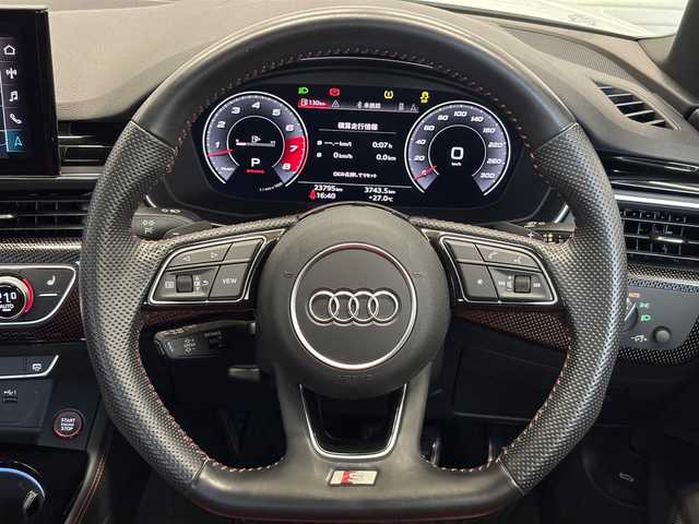 アウディ Ｓ４ アバント 山梨県 2021(令3)年 2.4万km グレイシアホワイトメタリック アウディ純正MMIナビ/Bluetooth/AppleCarPlay/Audiプレセンス/Audiサイドアシスト/ACC/360°カメラ/前後コーナーセンサー/全席シートヒーター/前席パワーシート/純正ラバーマット/LEDヘッドライト/電動リアゲート/赤革/ETC2.0/純正19インチAW/社外AW付スタッドレスタイヤ積込