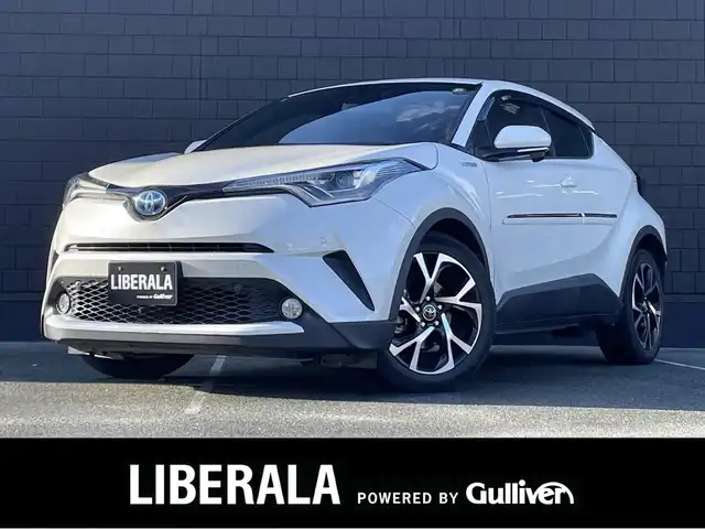 トヨタ Ｃ－ＨＲ G 三重県 2017(平29)年 5.1万km ホワイトパールクリスタルシャイン 純正９型ナビ　/バックカメラ　/セーフセンス　/ドライブレコーダー　/シートヒーター　/ＬＥＤヘッドライト　/寒冷地仕様　/ＡＣＣ　/ブラインドスポット　/ハーフレザーシート　/純正１８インチアルミ　/ＡＣ１００Ｖ電源