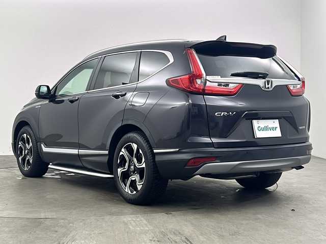 ホンダ ＣＲ－Ｖ ハイブリッド e:HEV EX マスターピース 兵庫県 2019(平31)年 3.6万km ルーセブラックM ・純正ナビ&BT&TV&USB&SD/・ビルトインETC2.0/・バックカメラ/・前後ドライブレコーダー/・レーダークルーズコントロール/・ホンダセンシング/・レーンキープアシスト/・衝突軽減ブレーキ/・クリアナンスソナー/・BSM/・コンフォートビュー/・LEDオートライト/・フォグランプ/・オートマチックハイビーム/・パワーバックドア/・サンルーフ/・レザーシート/・シートヒーター/・パワーシート/・メモリシート/・革巻きステアリング/・パドルシフト/・ステアリングスイッチ/・純正18インチアルミホイール/・純正フロアマット/・W＋サイドエアバック/・カーテンエアバック/・電動パーキングブレーキ/・ブレーキホールド/・スマートキー/・純正アンダーエアロ/・スペアキー/・プッシュスタート