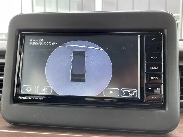 スズキ ラパン ＬＣ X 千葉県 2022(令4)年 2.5万km フォーンベージュメタリック/アーバンブラウン 2トーン 純正メモリナビ/(CD/DVD/BT/AM/FM)/フルセグTV/全周囲カメラ/ハーフレザーシート/シートヒーター/衝突被害軽減システム/車線逸脱警報/コーナーセンサー前後/ETC/LEDヘッドライト/オートライト/アイドリングストップ/ウィンカーミラー/電動格納ミラー/純正14インチAW/シートリフター/横滑り防止装置/プッシュスタート/スマートキー/フロアマット/ドアバイザー/取扱説明書/保証書