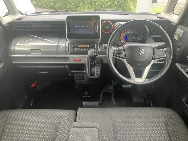 スズキ スペーシア ギア HYBRID XZ 愛知県 2020(令2)年 2.7万km ブルーイッシュブラックパール3 デュアルセンサーブレーキサポート/全方位モニター/ストラーダナビTV/ETC/スマートキー×2ケ/シートヒーター/純正アルミホイル