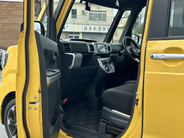 ダイハツ ウェイク G ターボ SA Ⅱ 沖縄県 2014(平26)年 5.5万km フェスタイエロー/パールホワイト2トーン (株)IDOMが運営する【じしゃロンコザ店】の自社ローン専用車両になりますこちらは現金またはオートローンご利用時の価格です。自社ローンご希望の方は別途その旨お申付け下さい/純正ナビ/フルセグＴＶ　/バックカメラ/ETC/両側パワースライドドア　/ドライブレコーダー前後/アイドリングストップ/衝撃被害軽減ブレーキ/プッシュスタート/スマートキー/スペアキー/オートライト