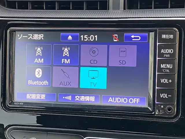 トヨタ アクア S スタイルブラック 岐阜県 2019(令1)年 9.5万km ホワイトパールクリスタルシャイン 純正ナビ(NSCN-W68)/ワンセグTV/Bluetooth/CD/トヨタセーフティセンス/・プリクラッシュセーフティ/・レーンディパーチャーアラート/・オートマチックハイビーム/クリアランスソナー/バックカメラ/ビルトインETC/オートライト/純正15インチホイール/社外フロアマット/スペアキー/スマートキー/保証書