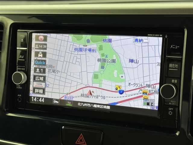 日産 デイズ ルークス HWS X Vセレクション 福岡県 2018(平30)年 2.3万km オーシャンブルーP 純正ナビ（フルセグＴＶ）　/アラウンドビューモニター　/ＥＴＣ　/前方ドライブレコーダー　/コーナーセンサー　/エマージェンシーブレーキ　/レーンキープ　/両側電動スライドドア　/プッシュスタート　/純正１５インチＡＷ