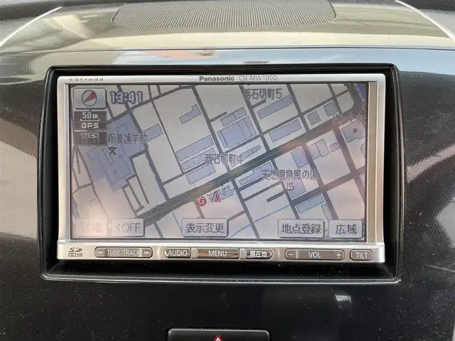 スズキ ワゴンＲ スティングレー X 大阪府 2010(平22)年 1.4万km パールホワイト 純正ナビ/(ワンセグ/CD/DVD)/電動格納ミラー/プッシュスタートボタン/社外１４インチアルミホイール/スマートキー/取扱説明書/保証書