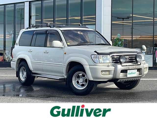 トヨタ ランドクルーザー VX－LTD Gセレクション 新潟県 2001(平13)年 18.2万km ホワイトパールマイカ 純正ナビ/前席シートヒーター/前席パワーシート/ベットキット/AHC/ETC/ルーフレール/保証書/取扱説明書