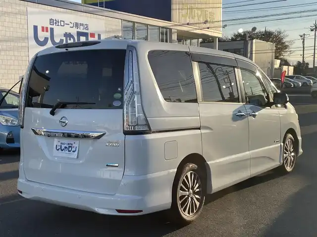 日産 セレナ HWS S HV Vセレ +SeftyⅡ 群馬県 2016(平28)年 8.8万km ブリリアントホワイトパール (株)IDOMが運営する【じしゃロン伊勢崎店】の自社ローン対象車両になります。こちらは現金ご利用時の価格です。自社ローンご希望の方は別途その旨お申付け下さい。/両側パワースライドドア/エマージェンシーブレーキ/コーナーセンサー/社外メモリーナビゲーション/アラウンドビューモニター/CD/DVD/SD/BT/DTV/フリップダウンモニター/クルーズコントロール/ETC/アイドリングストップ/LEDヘッドライト/オートライト/フォグライト/ドアバイザー