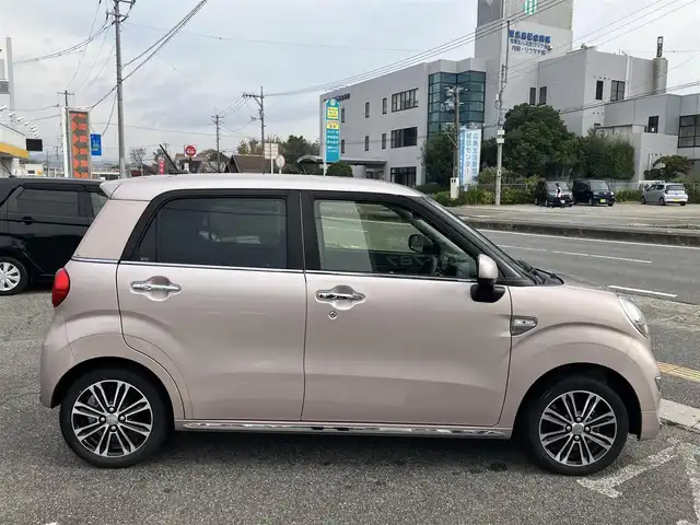 ダイハツ キャスト スタイル GプライムコレSAⅢ 広島県 2020(令2)年 3.6万km ライトローズマイカメタリック ワンオーナー/4WD車/スマートアシスト3/ディーラーオプションナビ/マルチビューモニター/フルセグTV/Bluetooth/ハーフビニールレザーシート/シートヒーター（運転席・助手席）/LEDヘッドライト/LEDフォグライト/オートライト/ETC/新車保証書/取扱説明書/スペアキー