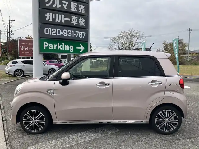 ダイハツ キャスト スタイル GプライムコレSAⅢ 広島県 2020(令2)年 3.6万km ライトローズマイカメタリック ワンオーナー/4WD車/スマートアシスト3/ディーラーオプションナビ/マルチビューモニター/フルセグTV/Bluetooth/ハーフビニールレザーシート/シートヒーター（運転席・助手席）/LEDヘッドライト/LEDフォグライト/オートライト/ETC/新車保証書/取扱説明書/スペアキー