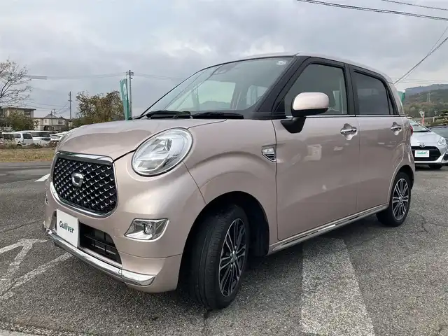 ダイハツ キャスト スタイル GプライムコレSAⅢ 広島県 2020(令2)年 3.6万km ライトローズマイカメタリック ワンオーナー/4WD車/スマートアシスト3/ディーラーオプションナビ/マルチビューモニター/フルセグTV/Bluetooth/ハーフビニールレザーシート/シートヒーター（運転席・助手席）/LEDヘッドライト/LEDフォグライト/オートライト/ETC/新車保証書/取扱説明書/スペアキー