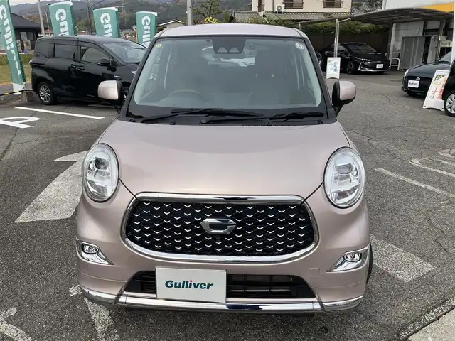 ダイハツ キャスト スタイル GプライムコレSAⅢ 広島県 2020(令2)年 3.6万km ライトローズマイカメタリック ワンオーナー/4WD車/スマートアシスト3/ディーラーオプションナビ/マルチビューモニター/フルセグTV/Bluetooth/ハーフビニールレザーシート/シートヒーター（運転席・助手席）/LEDヘッドライト/LEDフォグライト/オートライト/ETC/新車保証書/取扱説明書/スペアキー