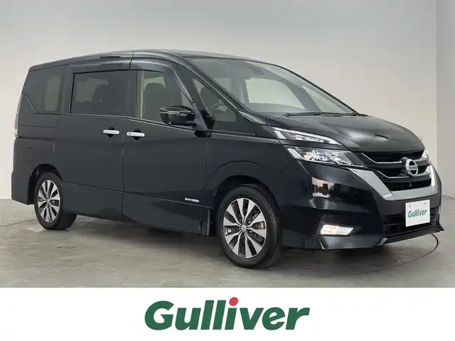日産 セレナ ハイウェイスターVセレクションⅡ 埼玉県 2019(令1)年 4.8万km ダイヤモンドブラック プロパイロット/フリップダウンモニター/純正９インチナビ/衝突軽減/全周囲カメラ/両側パワースライドドア/パーキングアシスト/デジタルインナーミラー/フルセグＴＶ/ステアリングスイッチ/スマートキー/プッシュスタート/ＥＴＣ