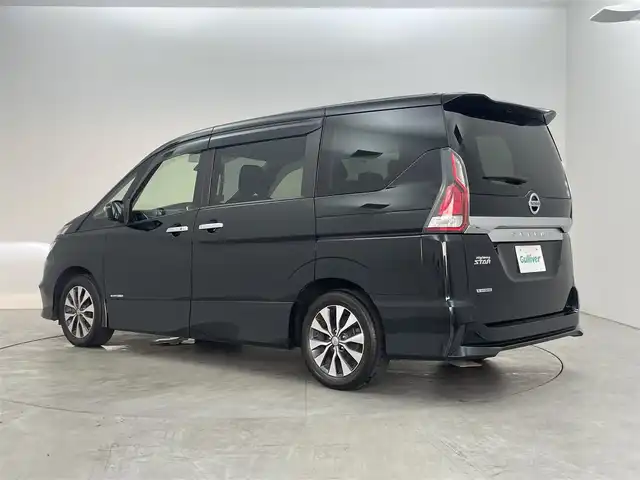 日産 セレナ ハイウェイスターVセレクションⅡ 埼玉県 2019(令1)年 4.8万km ダイヤモンドブラック プロパイロット/フリップダウンモニター/純正９インチナビ/衝突軽減/全周囲カメラ/両側パワースライドドア/パーキングアシスト/デジタルインナーミラー/フルセグＴＶ/ステアリングスイッチ/スマートキー/プッシュスタート/ＥＴＣ