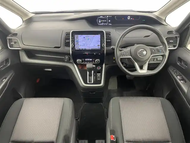 日産 セレナ ハイウェイスターVセレクションⅡ 埼玉県 2019(令1)年 4.8万km ダイヤモンドブラック プロパイロット/フリップダウンモニター/純正９インチナビ/衝突軽減/全周囲カメラ/両側パワースライドドア/パーキングアシスト/デジタルインナーミラー/フルセグＴＶ/ステアリングスイッチ/スマートキー/プッシュスタート/ＥＴＣ