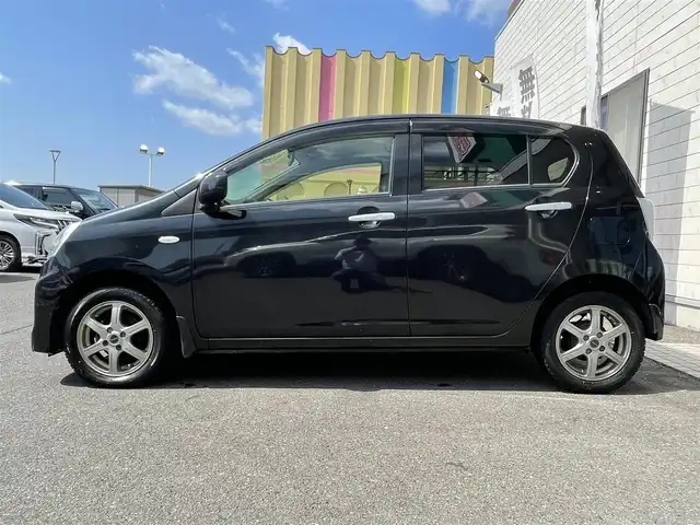 スバル プレオ プラス LA 青森県 2015(平27)年 5.3万km ブラックマイカメタリック 純正オーディオ/CD再生/夏タイヤ鉄チンホイール４本車載/純正フロアマット/ドアバイザー/エコアイドル/社外14インチホイール