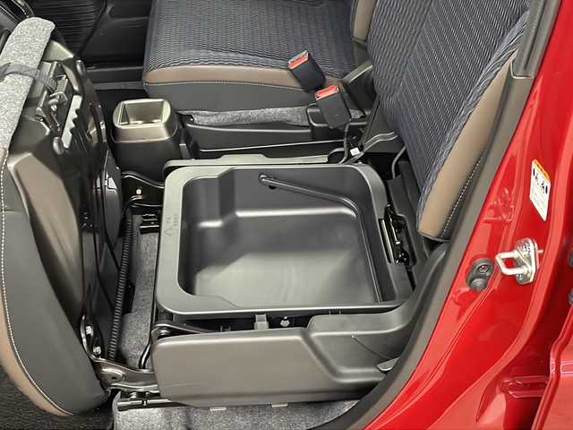スズキ ハスラー Jスタイル Ⅱ ターボ 長崎県 2022(令4)年 1.5万km フェニックスレッドパール/ソフトベージュメタリック 純正メモリナビ/・全周囲カメラ/・フルセグ/CD/DVD/Bluetooth/プッシュスタート/スマートキー×２/純正フロアマット/純正15インチアルミ/衝突軽減システム/ドライブレコーダー/レーダークルーズコントロール/レーンキープアシスト/横滑り防止装置/クリアランスソナー/パドルシフト/ステアリングスイッチ/前席シートヒーター/オートライト/オートマチックハイビーム/LEDヘッドライト/オートハイビーム/シートバックテーブル/フォグ/車線逸脱警報/USB端子　2口