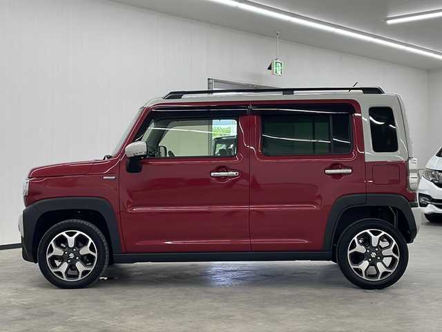 スズキ ハスラー Jスタイル Ⅱ ターボ 長崎県 2022(令4)年 1.5万km フェニックスレッドパール/ソフトベージュメタリック 純正メモリナビ/・全周囲カメラ/・フルセグ/CD/DVD/Bluetooth/プッシュスタート/スマートキー×２/純正フロアマット/純正15インチアルミ/衝突軽減システム/ドライブレコーダー/レーダークルーズコントロール/レーンキープアシスト/横滑り防止装置/クリアランスソナー/パドルシフト/ステアリングスイッチ/前席シートヒーター/オートライト/オートマチックハイビーム/LEDヘッドライト/オートハイビーム/シートバックテーブル/フォグ/車線逸脱警報/USB端子　2口