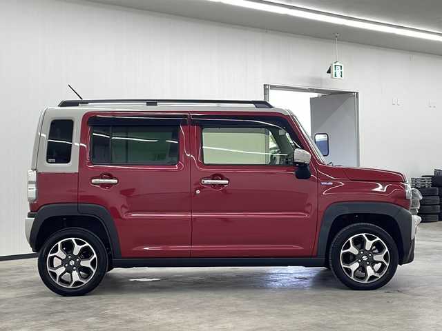 スズキ ハスラー Jスタイル Ⅱ ターボ 長崎県 2022(令4)年 1.5万km フェニックスレッドパール/ソフトベージュメタリック 純正メモリナビ/・全周囲カメラ/・フルセグ/CD/DVD/Bluetooth/プッシュスタート/スマートキー×２/純正フロアマット/純正15インチアルミ/衝突軽減システム/ドライブレコーダー/レーダークルーズコントロール/レーンキープアシスト/横滑り防止装置/クリアランスソナー/パドルシフト/ステアリングスイッチ/前席シートヒーター/オートライト/オートマチックハイビーム/LEDヘッドライト/オートハイビーム/シートバックテーブル/フォグ/車線逸脱警報/USB端子　2口