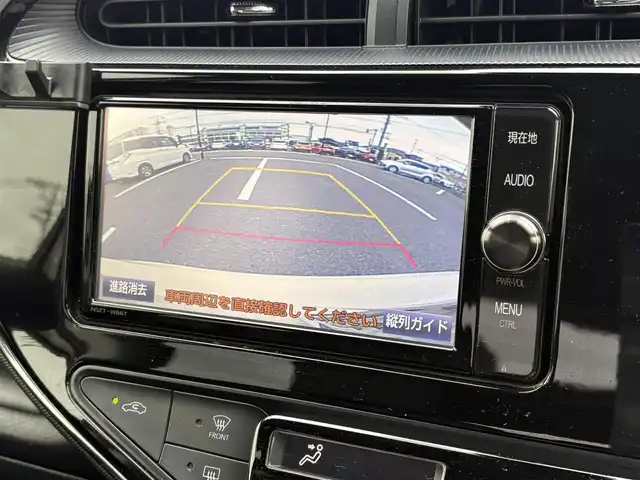 トヨタ アクア クロスオーバー 大分県 2017(平29)年 10.5万km ベージュ TOYOTAセーフティセンス/・プリクラッシュセーフティ/・レーンディパーチャアラート/・オートマチックハイビーム/純正SDナビ　型式：NSZT-W66T/【フルセグTV、DVD再生可、BT対応】/ステアリングスイッチ/バックカメラ/プッシュスタート/スマートキー/ビルトインETC/社外ドライブレコーダー　型式：ND-DVR10/ハーフレザーシート/横滑り防止装置/電動格納ミラー/オートライト/ハロゲンヘッドライト/純正16インチアルミホイール